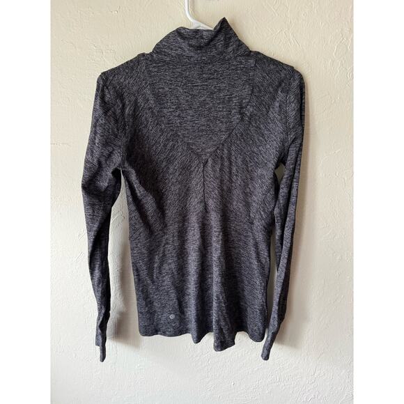 Lululemon Dark Gray Half Zipper Sweatshirt Size 8 - Picture 4 of 6